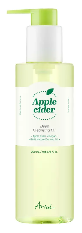 Produktas ARIUL Apple Cider Deep Cleansing efektyviam makiažo, riebalų ir nešvarumų pašalinimui  valomasis aliejus, 200 ml Paveikslėlis