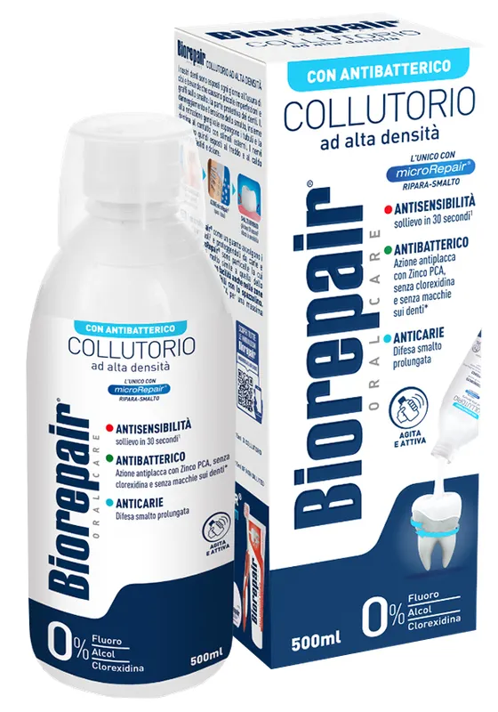 Produktas BIOREPAIR High Density 3in1 burnos skalavimo skystis, 500 ml Paveikslėlis