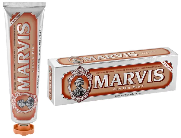 Produktas MARVIS Ginger Mint dantų pasta, 85 ml Paveikslėlis