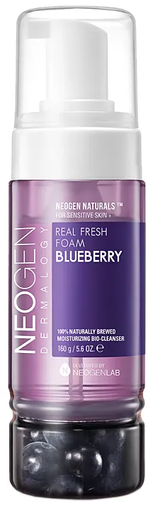 Produktas NEOGEN Dermalogy Real Fresh Foam - Blueberry valomosios putos, 120 g Paveikslėlis
