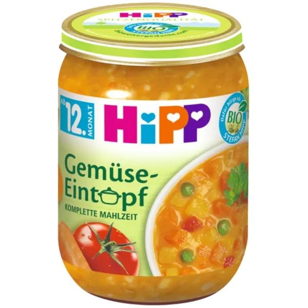 Produktas HIPP Vegetable Stew (12+) tyrės, 250 g Paveikslėlis