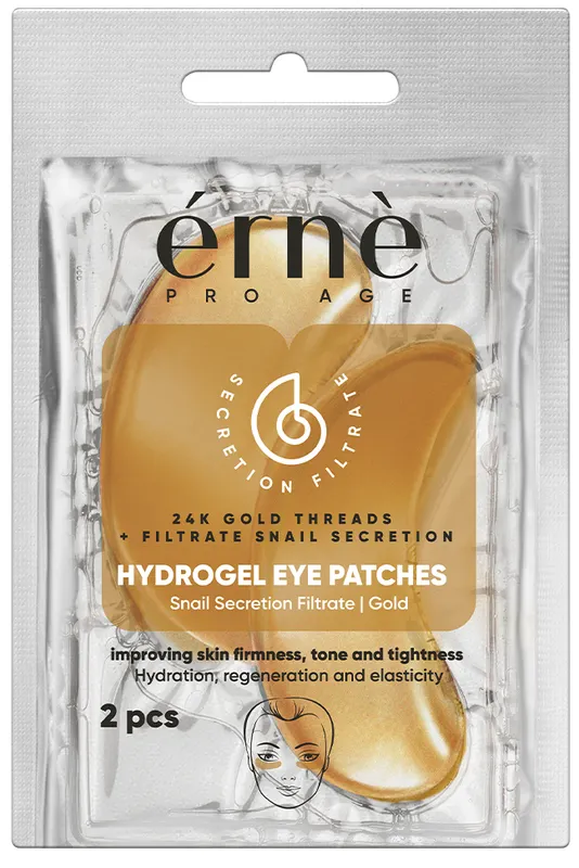 Produktas ERNE su sraigių ekstraktu ir auksu paakių pagalvėlės, 2 vnt. Paveikslėlis