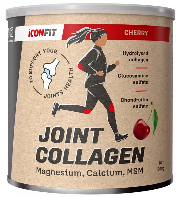 Produktas ICONFIT Joint Collagen Cherry sąnariams milteliai, 300 g Paveikslėlis