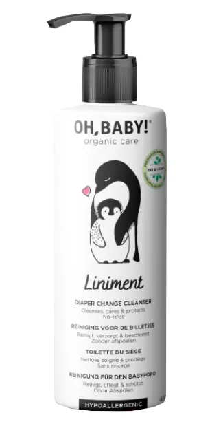 Produktas OH, BABY! Organic Care LINIMENT raminantis losjonas vystyklų srities priežiūrai, 400 ml Paveikslėlis