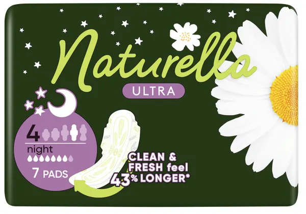 Produktas NATURELLA  Ultra Night  higieniniai paketai, 7 vnt. Paveikslėlis
