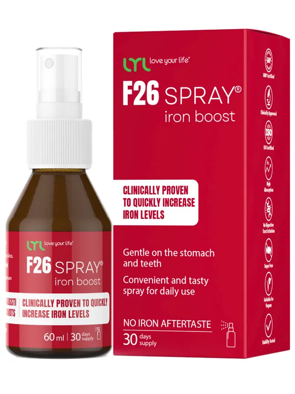 Produktas LYL F26 SPRAY iron boost purškalas, 60 ml Paveikslėlis