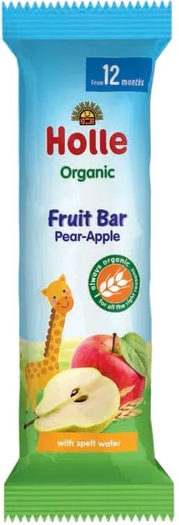 Produktas HOLLE su obuoliais ir kriaušėmis, nuo 12 mėn. amžiaus, ekologiškas batonėlis, 25 g Paveikslėlis