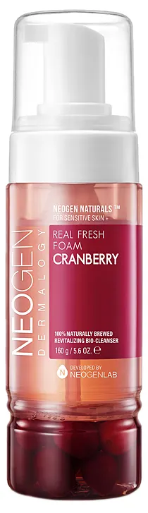 Produktas NEOGEN Dermalogy Real Fresh Foam - Cranberry valomosios putos, 120 g Paveikslėlis