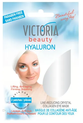 Produktas VICTORIA BEAUTY su hialuronu ir kolagenu paakių pagalvėlės, 2 vnt. Paveikslėlis