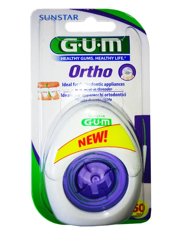 Produktas GUM Ortho 50 dantų siūlas, 1 vnt. Paveikslėlis