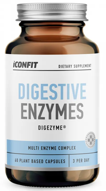 Produktas ICONFIT Digestive Enzymes kapsulės, 60 vnt. Paveikslėlis