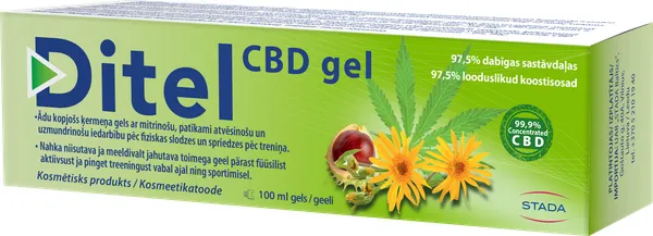 Produktas DITEL Cbd  gelis, 100 g Paveikslėlis