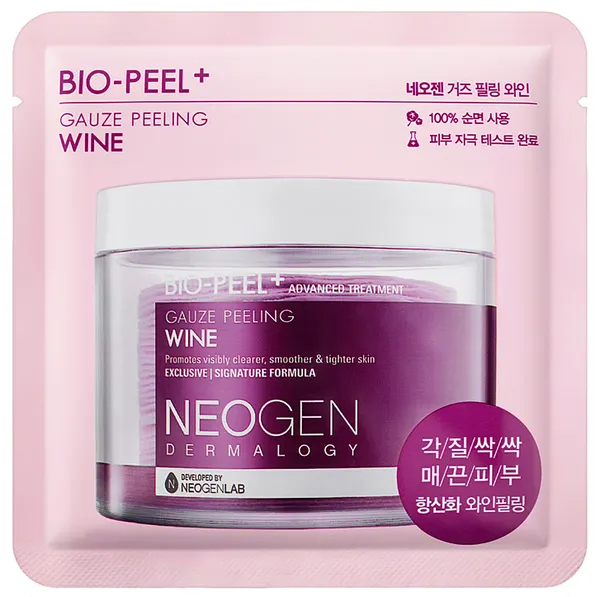 Produktas NEOGEN Dermalogy Bio-Peel - Wine negyvųjų odos ląstelių šveitiklis, 1 vnt. Paveikslėlis