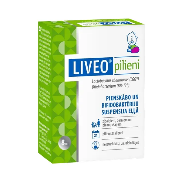 Produktas LIVEO  lašai, 8 ml Paveikslėlis