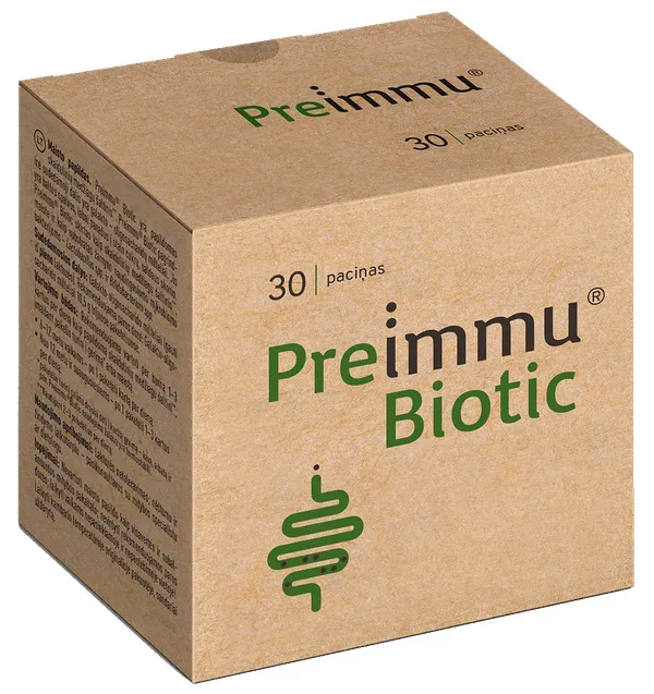 Produktas PREIMMU Biotic paketėliai, 30 vnt. Paveikslėlis