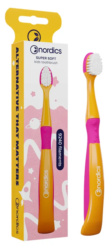 Produktas NORDICS  Vaikams Mermaid Purple dantų šepetėlis, 1 vnt. Paveikslėlis