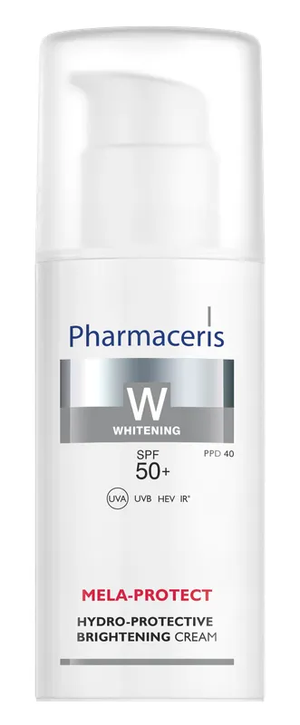 Produktas PHARMACERIS Protect Spf 50+ Hydro-Protective dieninis, šviesinantis veido kremas, 50 ml Paveikslėlis