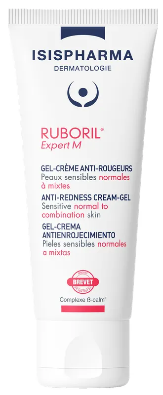Produktas ISISPHARMA Ruboril Expert M mažinantis odos paraudimą gelis-kremas, 40 ml Paveikslėlis