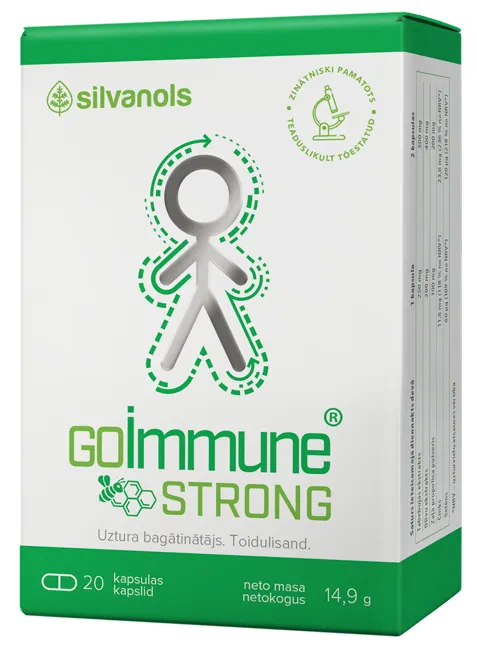 Produktas GOIMMUNE Goimmune strong, N20 kapsulės, 20 vnt. Paveikslėlis