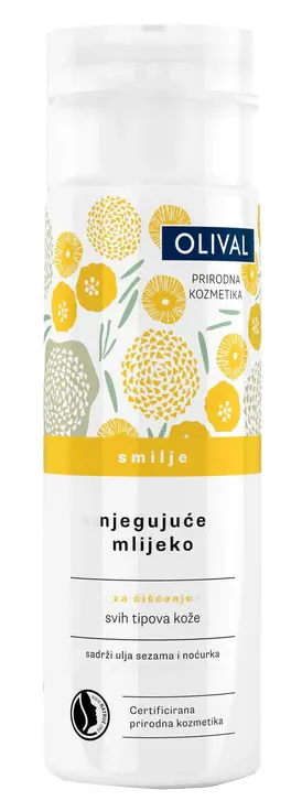 Produktas OLIVAL švelnus, maitinantis, visų tipų odai valomasis pienelis, 200 ml Paveikslėlis