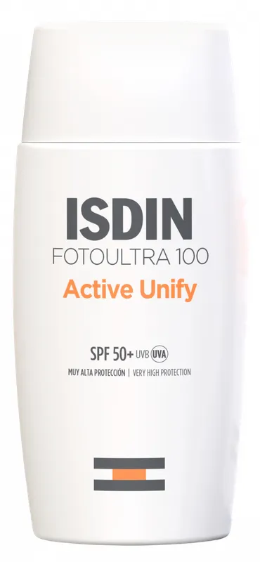 Produktas ISDIN FotoUltra100 Active Unify SPF50+ apsauginis kremas nuo saulės, 50 ml Paveikslėlis