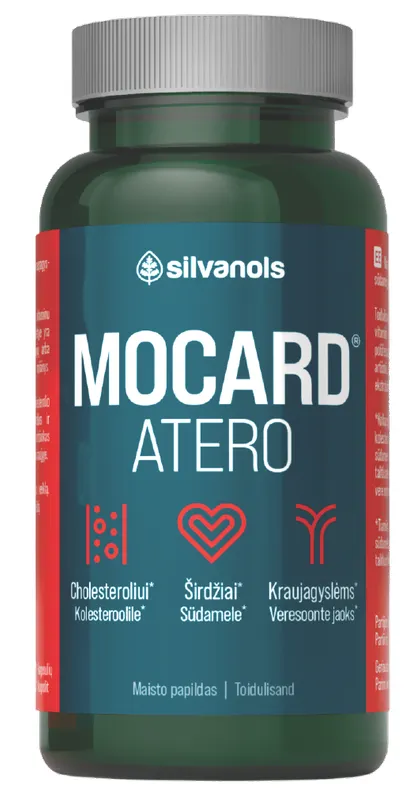 Produktas MOCARD Atero kapsulės, 60 vnt. Paveikslėlis