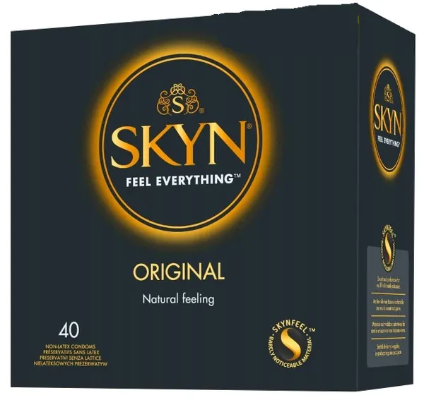 Produktas LIFESTYLES Skyn Original prezervatyvai, 40 vnt. Paveikslėlis
