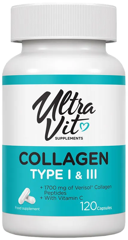 Produktas VPLAB  kolageno peptidai su vitaminu C, kolagenas, 120 vnt. Paveikslėlis