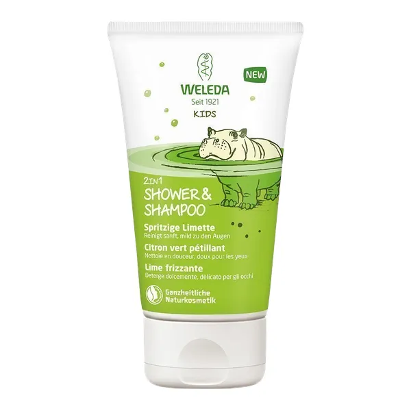 Produktas WELEDA Kids Lively Lime šampūnas ir kūno prausiklis, 150 ml Paveikslėlis