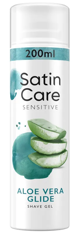 Produktas GILLETTE Satin Care Aloe Vera skutimosi gelis, 200 ml Paveikslėlis
