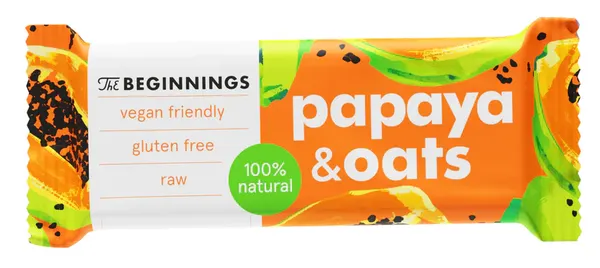 Produktas THE BEGINNINGS Papajos batonėlis, 40 g Paveikslėlis