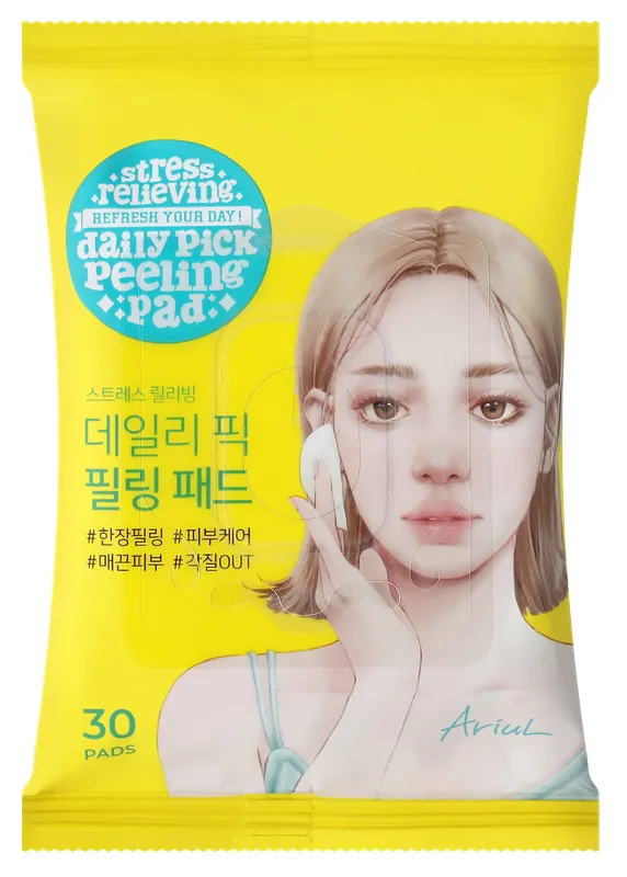 Produktas ARIUL Stress Relieving kasdienės - šveičiančios servetėlės, 30 vnt. Paveikslėlis