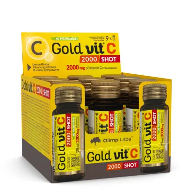 Produktas OLIMP LABS Gold Vit C 2000 ampulės, 9 vnt. Paveikslėlis