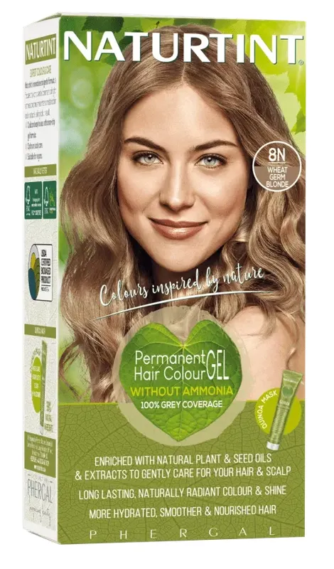 Produktas NATURTINT Wheat Germ Blonde 8N, ilgalaikiai, be amoniako   plaukų dažai, 1 vnt. Paveikslėlis