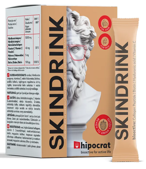 Produktas BIOFARMACIJA Skindrink Bioactive paketėliai, 14 vnt. Paveikslėlis