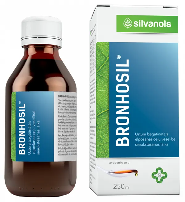 Produktas BRONHOSIL sirupas, 250 ml Paveikslėlis