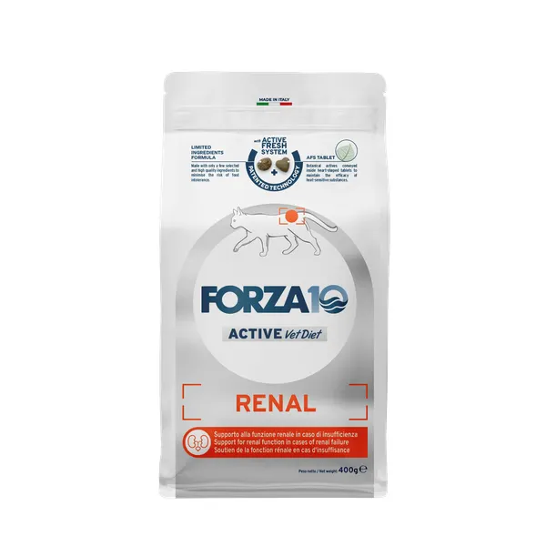 Produktas FORZA10 VetDiet Cat Renal, suaugusioms katėms sausas pašaras, 400 g Paveikslėlis