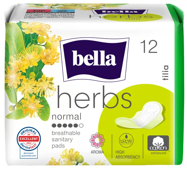 Produktas BELLA Herbs Tilia Aroma  higieniniai paketai, 12 vnt. Paveikslėlis