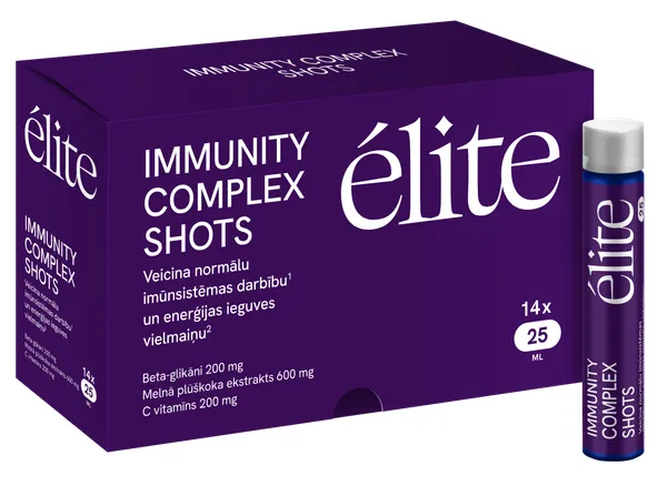 Produktas ELITE Immunity Complex Shots buteliukai, 14 vnt. Paveikslėlis