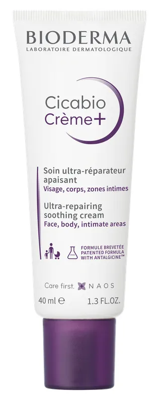Produktas BIODERMA Cicabio Creme+ ultra-repairing soothing  kremas, 40 ml Paveikslėlis