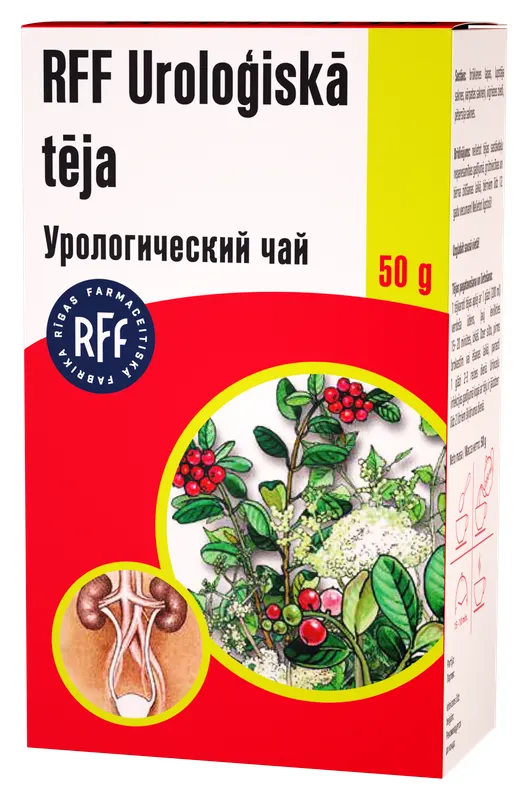 Produktas RFF šlapimo takų funkcijai biri arbata, 50 g Paveikslėlis