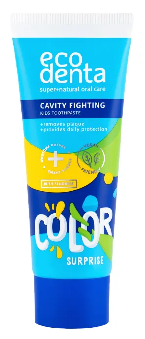 Produktas ECODENTA spalvota  dantų pasta, 75 ml Paveikslėlis