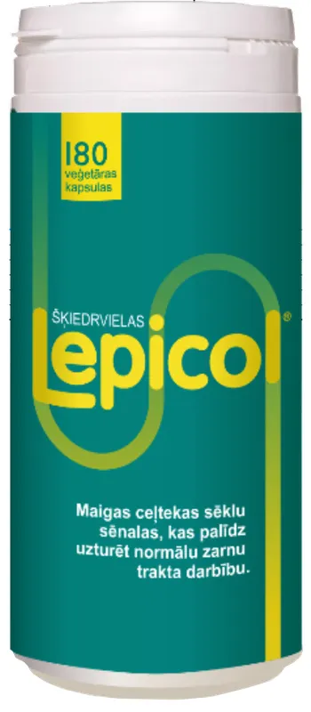 Produktas LEPICOL kapsulės, 180 vnt. Paveikslėlis