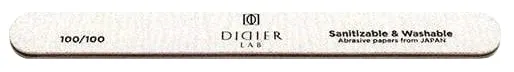 Produktas DIDIER LAB Straight Speedy White 100/100 nagų dildė, 1 vnt. Paveikslėlis