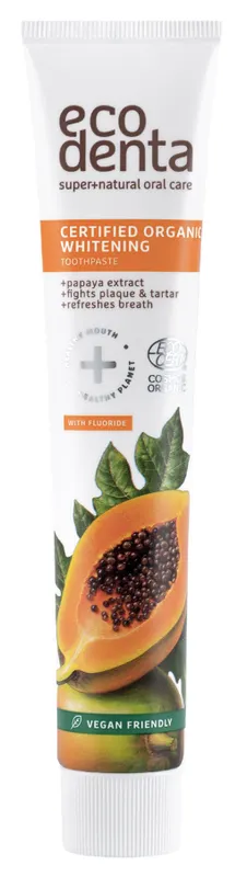 Produktas ECODENTA su papajos ekstraktu dantų pasta, 75 ml Paveikslėlis