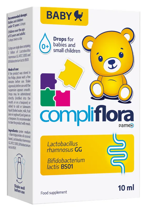 Produktas COMPLIFLORA   Baby Drops lašai, 10 ml Paveikslėlis