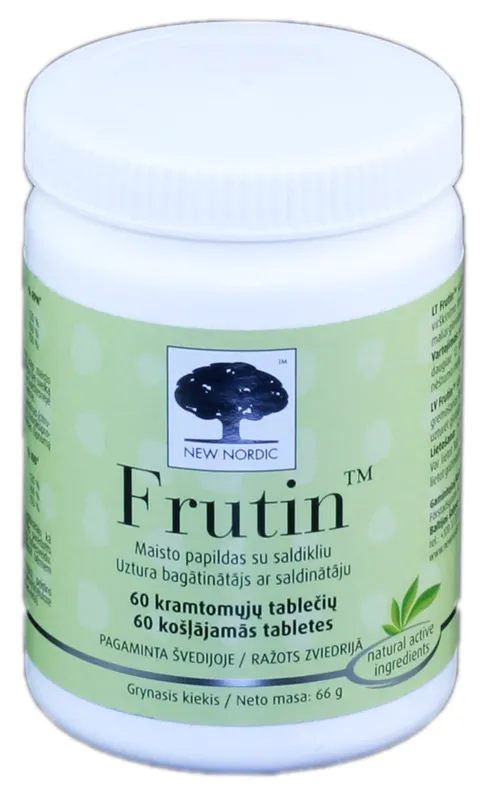 NEW NORDIC kramtomosios tabletės, 60 vnt.