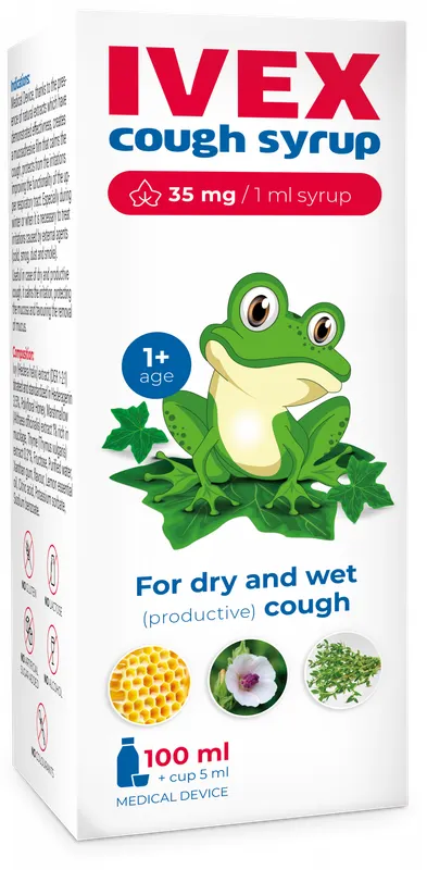 Produktas IVEX  sirupas nuo kosulio sirupas, 100 ml Paveikslėlis