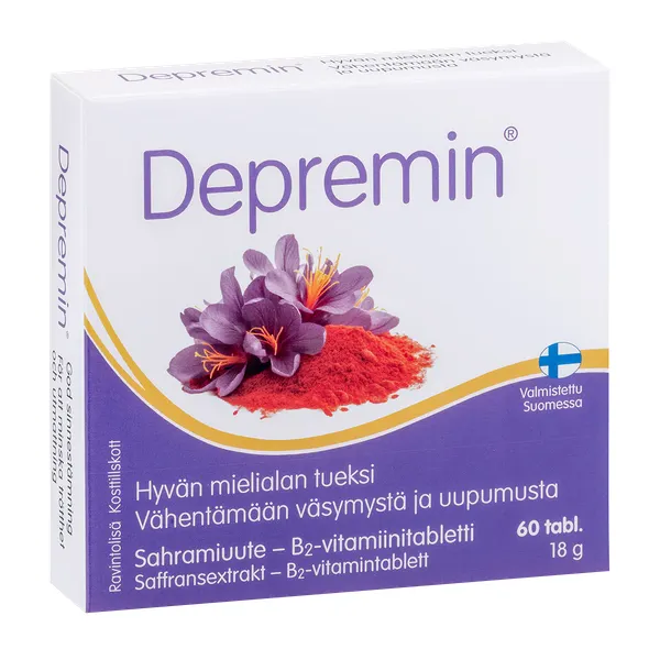 Produktas DEPREMIN tabletės, 60 vnt. Paveikslėlis