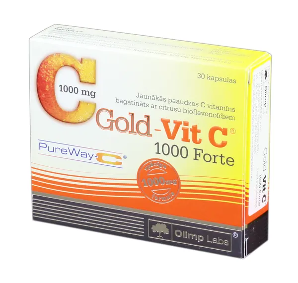 Produktas OLIMP LABS Gold-Vit C 1000 Forte kapsulės, 30 vnt. Paveikslėlis